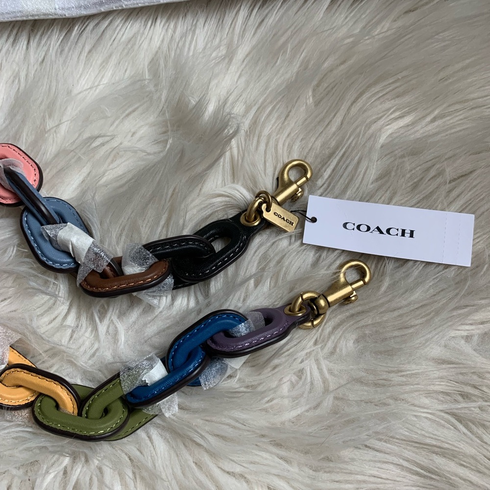 Coach Leather Chain Strap - Picture 5 of 8